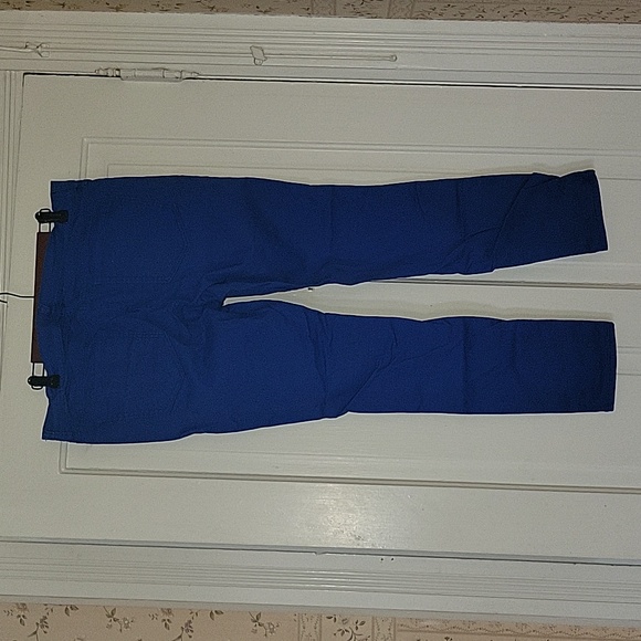 Sz16 Rock Star bright blue jeggings - Picture 2 of 4